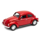 Carrinho Brinquedo Carro De Ferro com Fricção Fusca Fusquinha Colecionador Abre portas e Capô