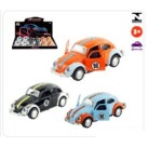 Fusca Miniatura Clássico Carrinho De Ferro Coleção Fricção, Partes Articuladas