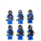 Lego Blocos De Policial Brinquedos -Blocos Militares Para Crianças Produto Premium - Envio Imediato. ACESSORIOS 6 PEÇAS