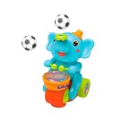 Elefante Musical Interativo Com Luzes Sons Batendo Tambor Assopra Bola Colorido