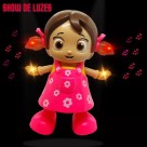 Boneca dançarina dança musical com luz e som fun dance girl brinquedo infantil
