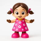 Boneca dançarina dança musical com luz e som fun dance girl brinquedo infantil