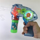 Lança Bolhas De Sabão Pistola Lançador De Bolinhas Peixe Transparente Rosa e Azul