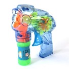 Lança Bolhas De Sabão Pistola Lançador De Bolinhas Peixe Transparente Rosa e Azul