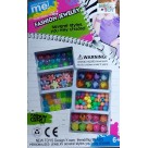 Kit Infantil Florzinha + Silicone Miçangas de fazer Pulseiras, Colares Crianca