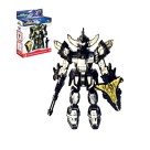 Brinquedo Infantil, Robo Titanium Com Escudo E Bazuca 20CM