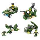 Blocos de montar soldado war power 