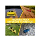 Carrinho Controle Remoto de Volante Sem fio Grande Linha Premium Com Luz no Farol