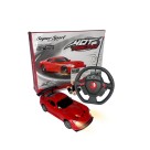 Carrinho Controle Remoto de Volante Sem fio Grande Linha Premium Com Luz no Farol