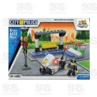 Bloco de Montar Policial Grande Modelos Sortidos Toy King TK-AB7862