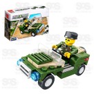 Bloco de Montar Soldados Grande Modelos Sortidos Toy King TK-AB7861