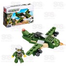 Bloco de Montar Soldados Grande Modelos Sortidos Toy King TK-AB7861