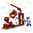 Bloco De Montar Aventura Pirata Bomba Navio Brinquedo Guerra
