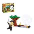 Bloco De Montar Aventura Pirata Bomba Navio Brinquedo Guerra