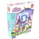 Dream Princess Brinquedo Educativo Blocos de Montar 90 Peças Castelo de Princesa Tipo Lego Didatico