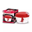 Processador de alimentos, triturador manual com 3 laminas 500ml alho, legumes, frutas