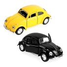Carrinho Brinquedo Carro De Ferro com Fricção Fusca Fusquinha Colecionador Abre portas e Capô