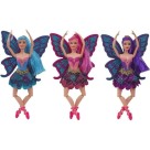 Boneca Fada Estilo Bailarina Com Asas + Pente Varias Cores