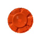 Bandeja Plástica Laranja Caveira para Halloween Decoração Dia das Bruxas 36cm