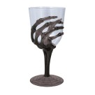 Taça Cálice C/ Mão de Esqueleto Halloween