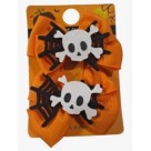 Grampo De Cabelo Para Meninas De Festa De Halloween Laranja
