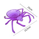 Bandeja Petisqueira De Aranha Acrílica Halloween Terror Porta Doces Decoração de Festas