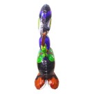 Balão Metalizado Bruxa com Caldeirão Decoração Halloween Dia das Bruxas 60x115cm