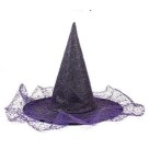 Chapeu De Bruxa Teia Com Tule Festa Halloween, Fantasia Tematico