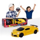 Carro Carrinho De Controle Volante Remoto Possante Super Cars