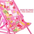 Carrinho De Boneca Feminino Infantil Divertido Resistente Rosa Crianças