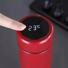 480 Ml Garrafa Térmica Inox Inteligente Com Medidor De Temperatura Ideal Para Viagens Escritório