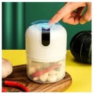 Mini Processador Elétrico Moedor Carne Vegetais Alho Fruta Amendoim USB 250ml