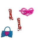 Boneca Pretty Girl com Troca de Roupa Bolsa e Acessório fofo