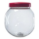 Baleiro 2,3L com Tampa Colorido Redondo Pote Balas Doces Plástico