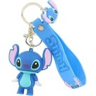 Chaveiro Stitch Emborrachado Fofo Angel 3D 