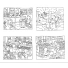 LIVRO  PARA COLORIR BLUE BOBBIE GOODS