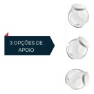 Baleiro 2,3L com Tampa Colorido Redondo Pote Balas Doces Plástico