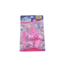 Brinquedo Kit Salão De Beleza Infantil Secador Pente Espelho Beauty Hair Para Menina