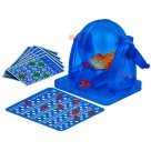 Brinquedo Jogo De Bingo 10 Cartelas + 75 Numeros Globo Giratório Jogo Completo Infantil