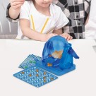 Brinquedo Jogo De Bingo 10 Cartelas + 75 Numeros Globo Giratório Jogo Completo Infantil