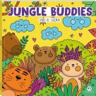 Livro Comfy & cozy books Jungle Buddies - Livro de Colorir