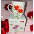 Caneca Ceramica Estampada Lirio com Caixa