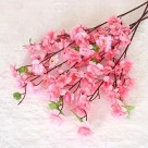 Hastes de Pessegueira Rosa Alta Galho de Pessegueiro 120cm Decor