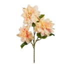 Haste de Dalia Colorida Alta Galho de Dalia 75cm Decoração