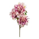 Haste de Dalia Colorida Alta Galho de Dalia 75cm Decoração
