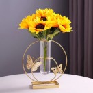 Mini Buque Girassol com Flor Aberta com 5 Flores 32cm