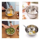 Tigela Bowl Profissional Multiuso Em Inox 28cm Fundo Grande