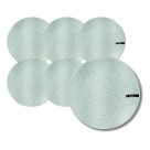  Prato Raso Cerâmica Bristol Granilite Cor Verde-claro 27cm