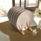 Prato Raso Cerâmica Adorn Cor Bege 27cm