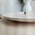 Prato Sobremesa Cerâmica Adorn Rosa Claro Granilite 19cm